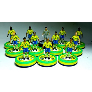 Subbuteo Andrew Table Soccer Brazil  2002 World Cup Winners  on WSB Professional bases